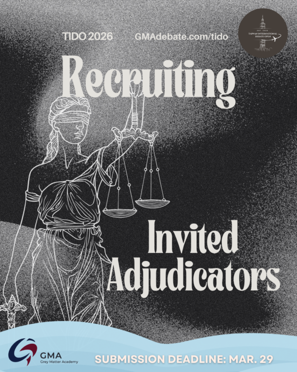 TIDO 2026 | Taiwan International Debate Open 2026