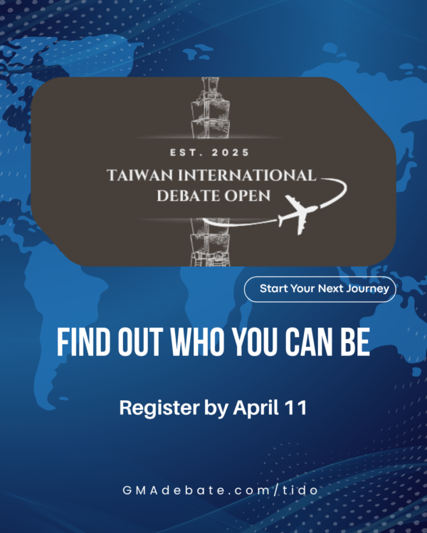 TIDO 2026 | Taiwan International Debate Open 2026